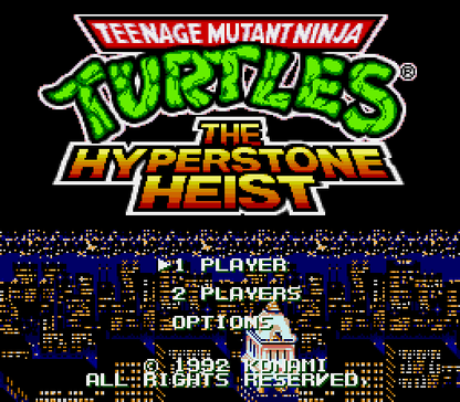 Teenage Mutant Ninja Turtles Hyperstone Heist - Sega Genesis