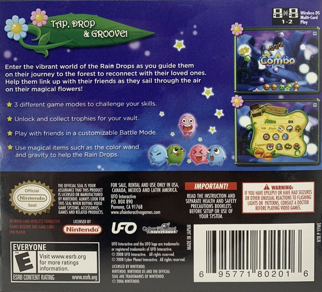 Rain Drops - Nintendo DS - Retro Island Gaming