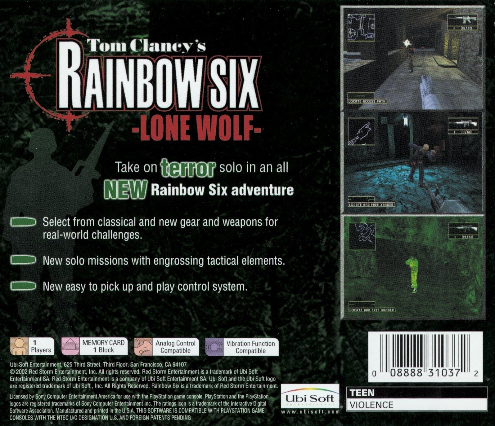 Rainbow Six Lone Wolf - Playstation - Retro Island Gaming