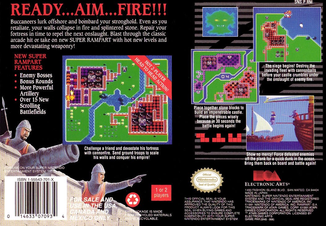 Rampart - Super Nintendo - Retro Island Gaming