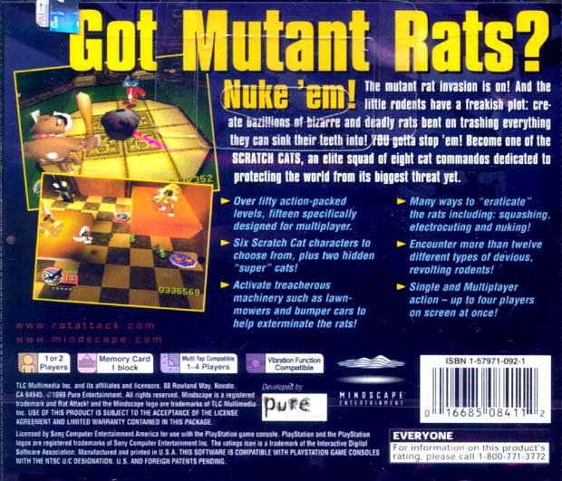 Rat Attack - Playstation - Retro Island Gaming