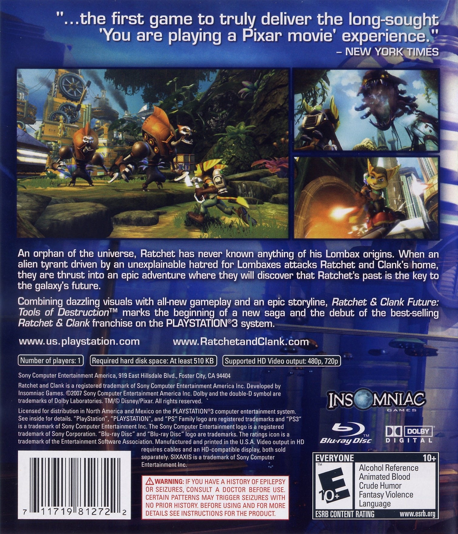 Ratchet & Clank Future: Tools of Destruction [Greatest Hits] - Playstation 3 - Retro Island Gaming