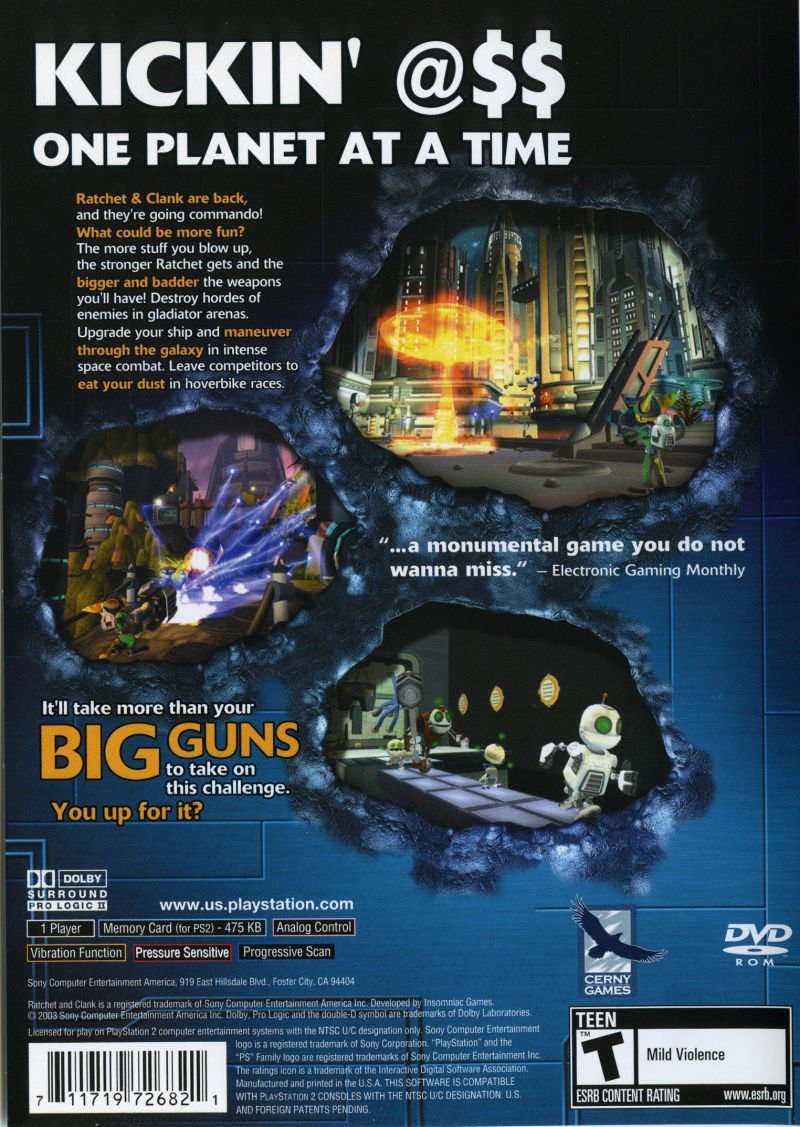 Ratchet & Clank Going Commando [Greatest Hits] - Playstation 2 - Retro Island Gaming