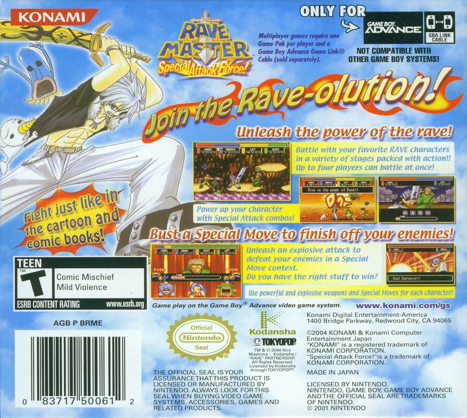 Rave Master Special Attack Force - GameBoy Advance - Retro Island Gaming