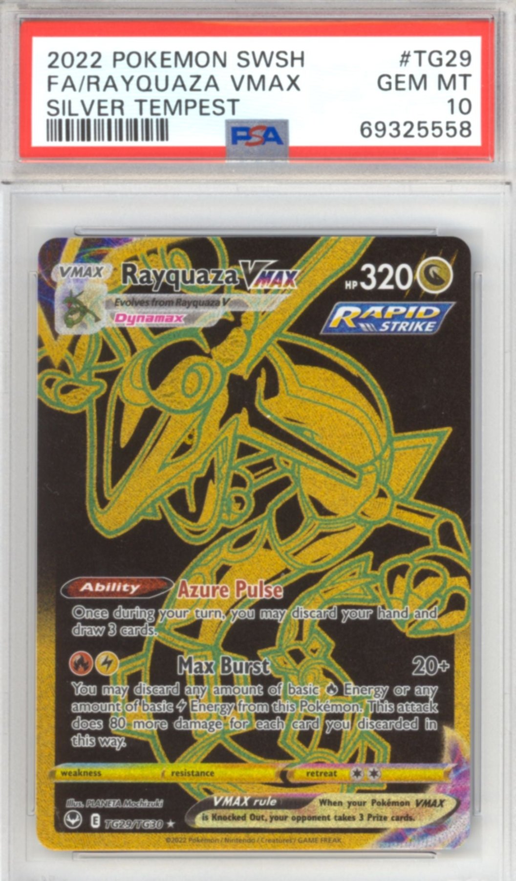 Rayquaza VMAX #TG29 - Pokemon Silver Tempest - Retro Island Gaming