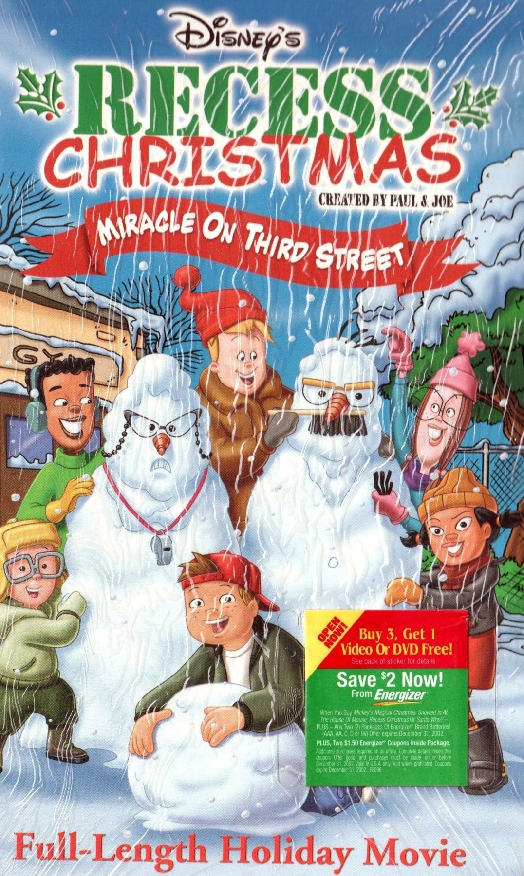 Recess Christmas: Miracle on Third Street - VHS - Retro Island Gaming