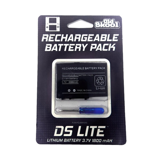 Rechargeable Battery Pack for Nintendo DS Lite - Old Skool - Retro Island Gaming