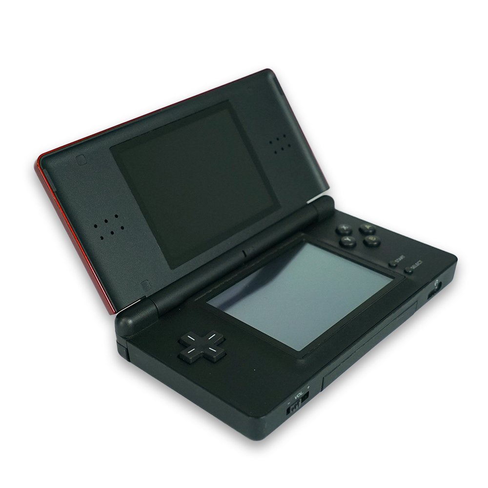 Red Crimson & Black Nintendo DS Lite System - Certified Tested & Cleaned - Retro Island Gaming