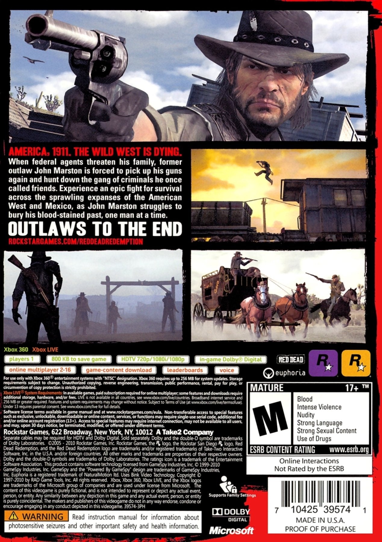 Red Dead Redemption - Xbox 360 - Retro Island Gaming