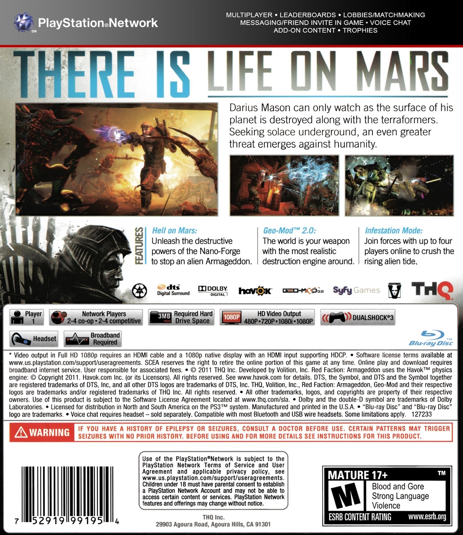 Red Faction: Armageddon - Playstation 3 - Retro Island Gaming