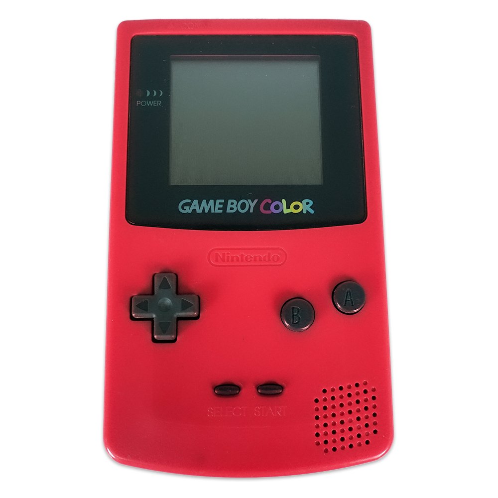 Red GameBoy Color System - Certified Tested & Cleaned - Retro Island Gaming