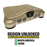 Region Unlocked Gold Nintendo 64 System - Certified Tested & Cleaned - Retro Island Gaming