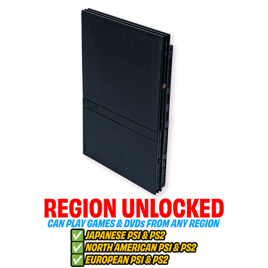 Region Unlocked PlayStation 2 Slim System - Certified Tested & Cleaned - Retro Island Gaming