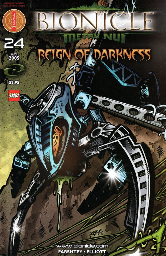Reign of Darkness (Bionicle #24) Premiere Variant: Collector's Cover - Comic - Retro Island Gaming