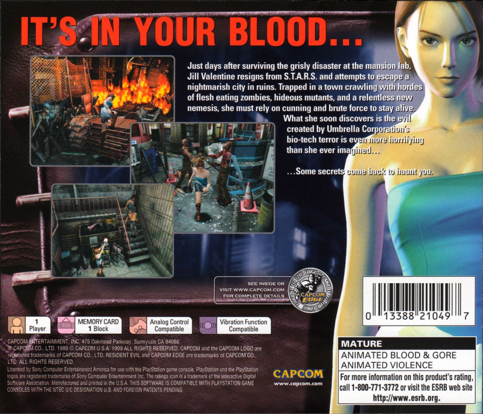 Resident Evil 3 Nemesis - Playstation - Retro Island Gaming