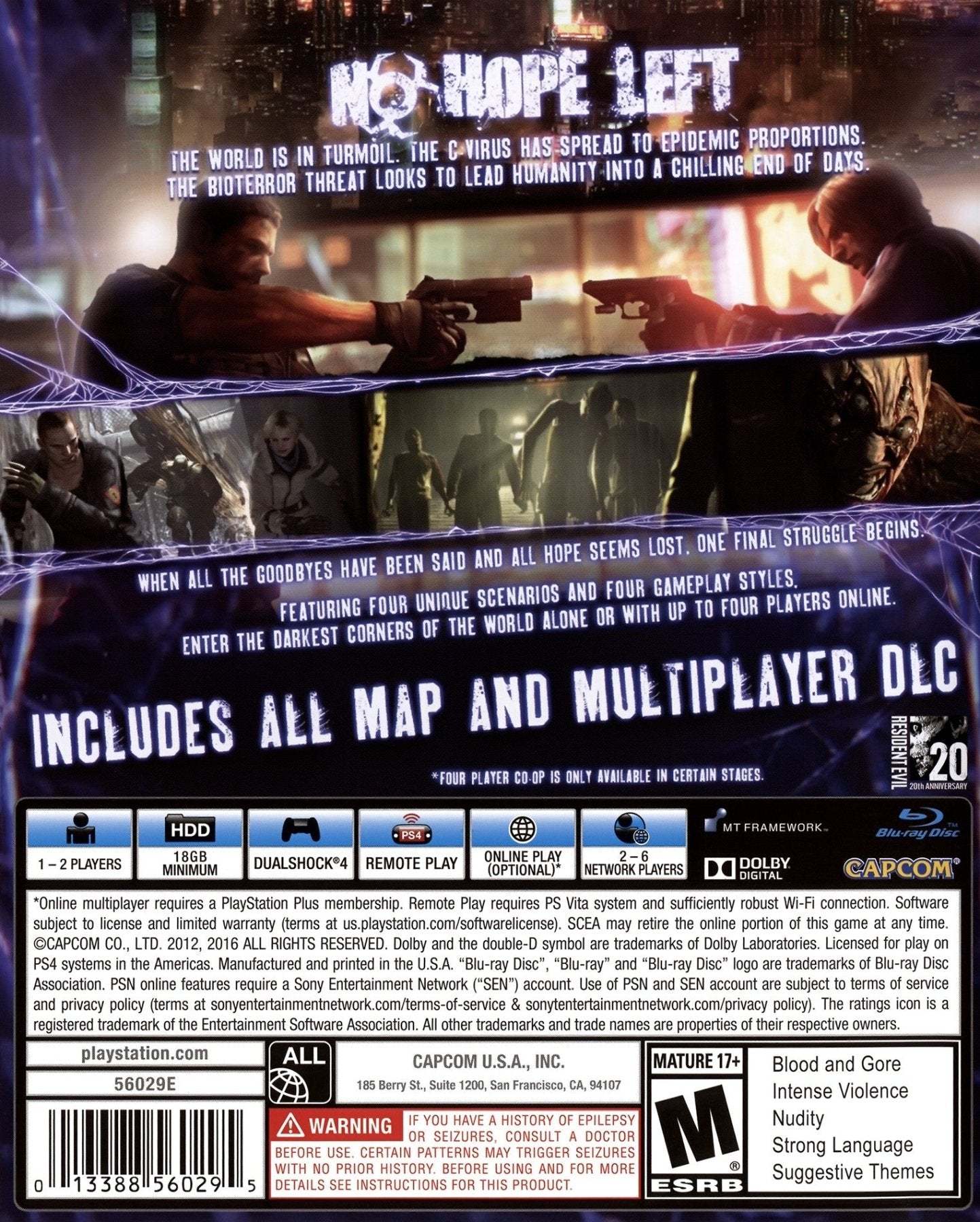 Resident Evil 6 - Playstation 4 - Retro Island Gaming
