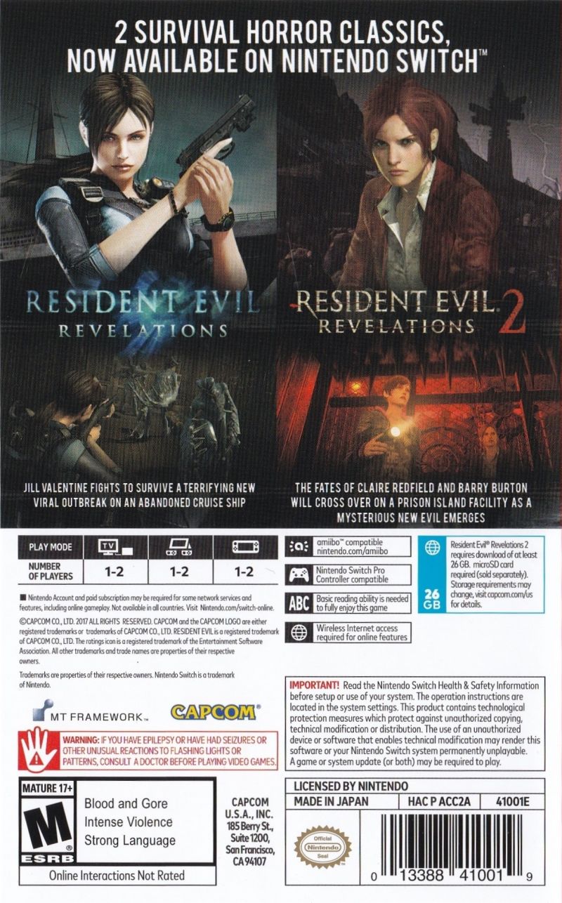 Resident Evil Revelations Collection - Nintendo Switch - Retro Island Gaming