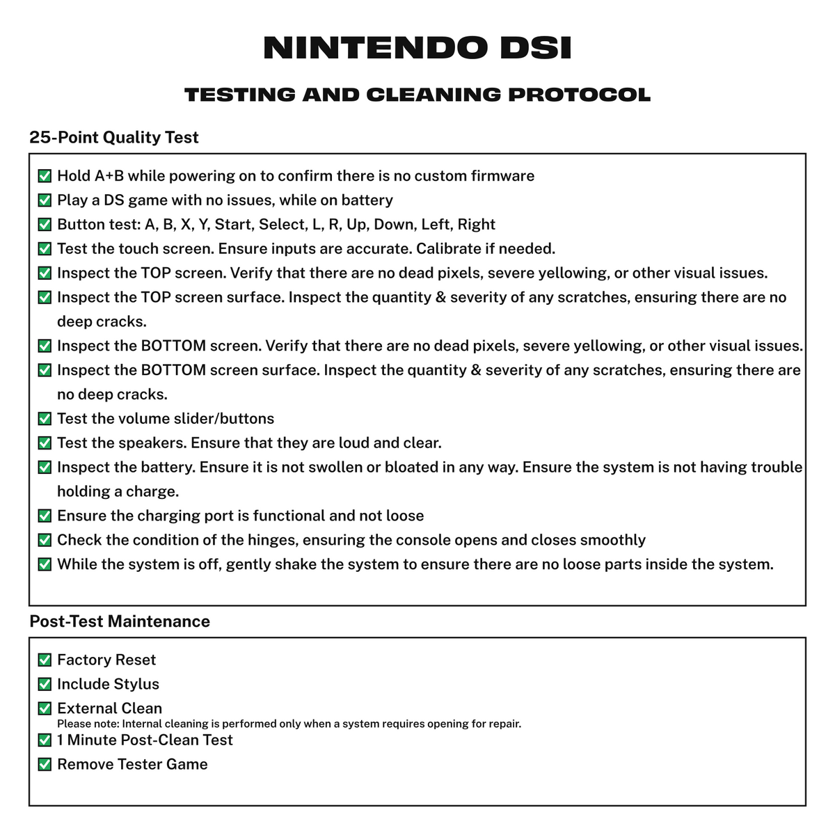 ri-hardware-protocol:e11f26ae1eea Testing protocol for Nintendo DSi