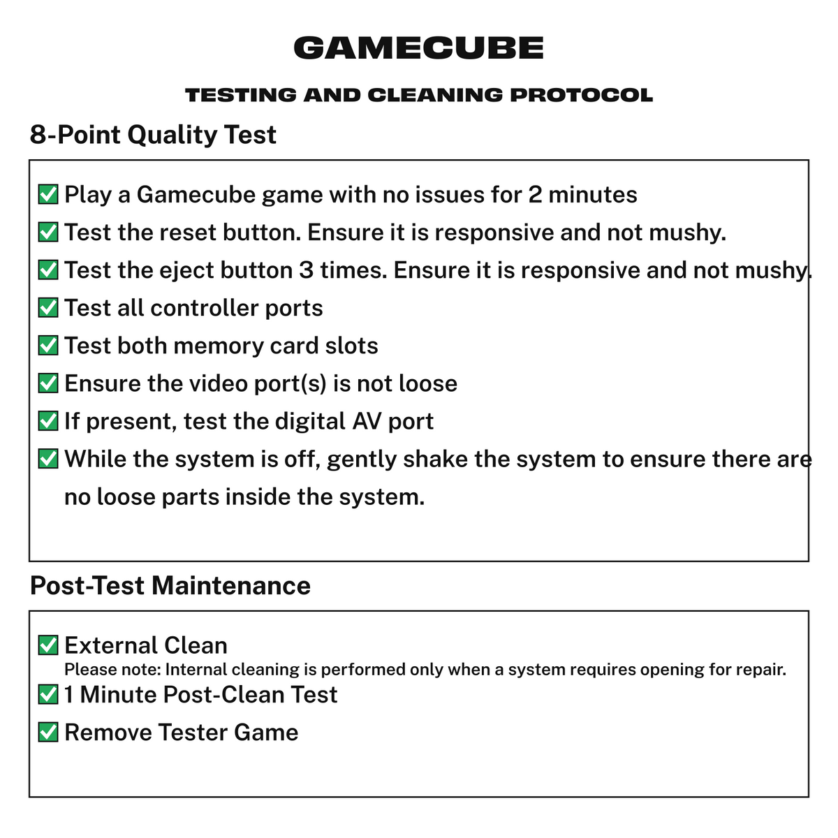 ri-hardware-protocol:5d56c68e214b Testing protocol for GameCube