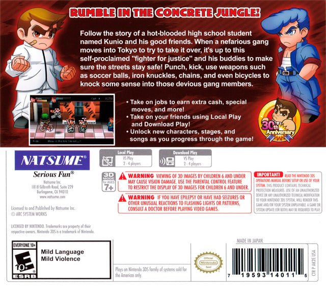 River City Tokyo Rumble - Nintendo 3DS - Retro Island Gaming