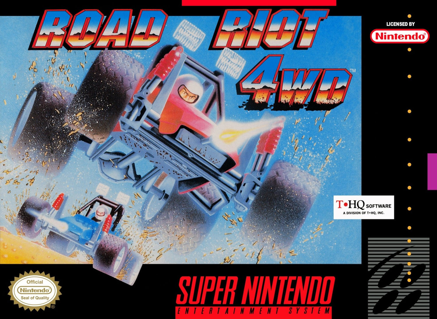 Road Riot 4WD - Super Nintendo - Retro Island Gaming