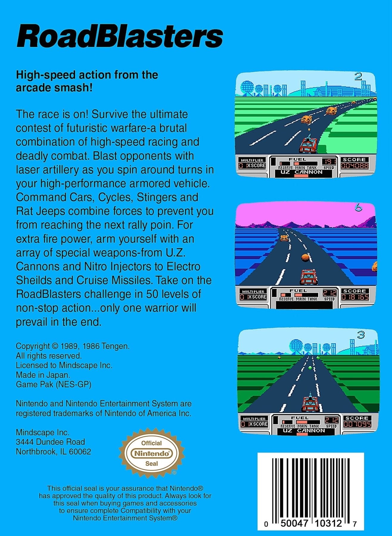 RoadBlasters - NES - Retro Island Gaming