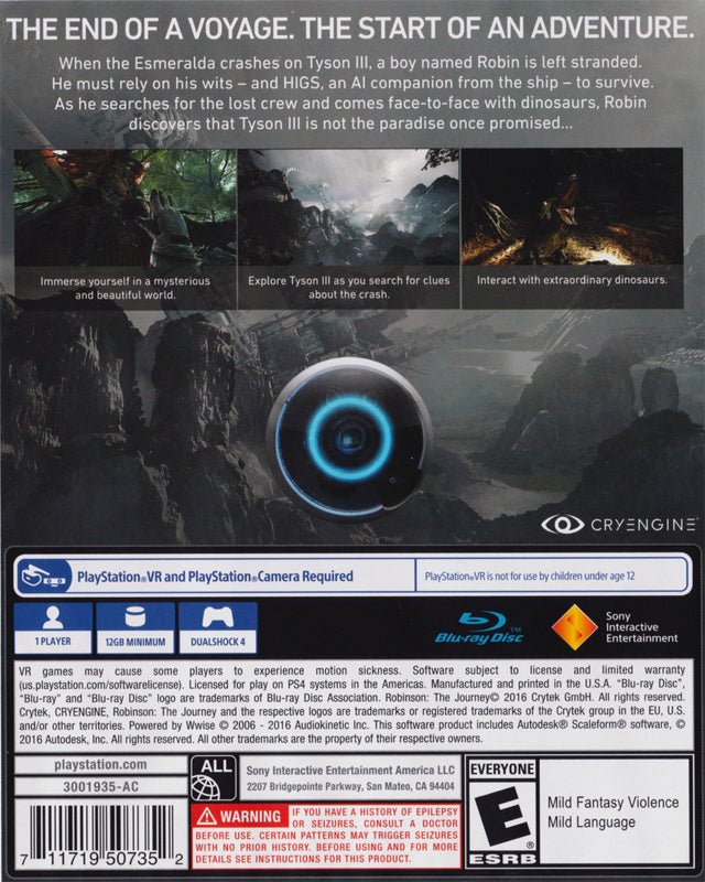 Robinson The Journey VR - Playstation 4 - Retro Island Gaming