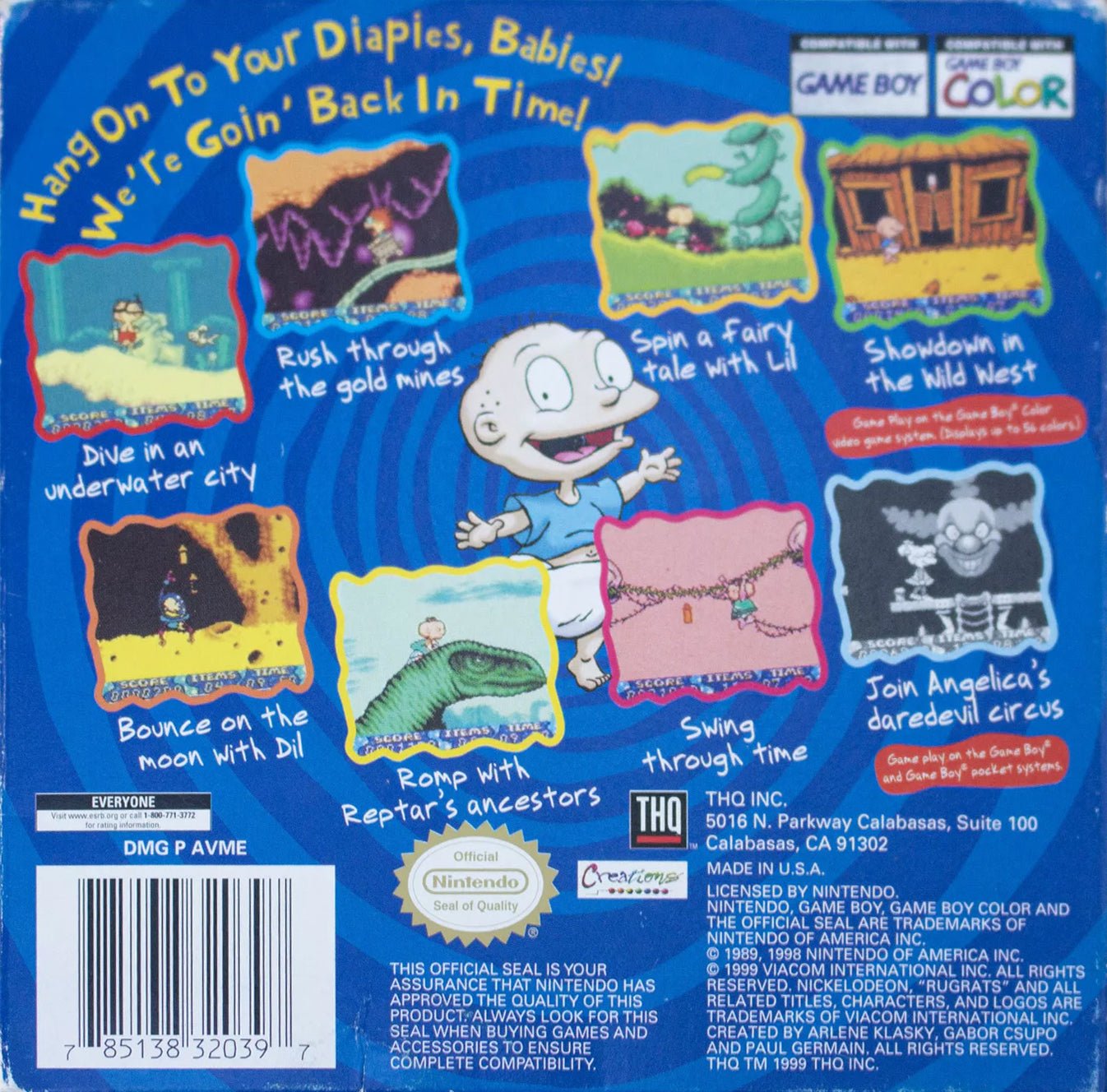 Rugrats Time Travelers - GameBoy Color - Retro Island Gaming