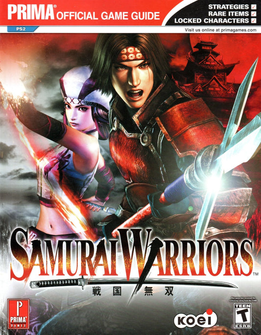 Samurai Warriors Prima Official Game Guide - Guide Book - Retro Island Gaming