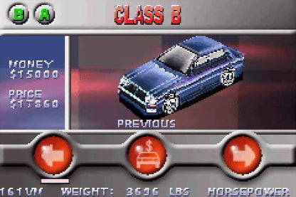 Tokyo Xtreme Racer Advance - GameBoy Advance