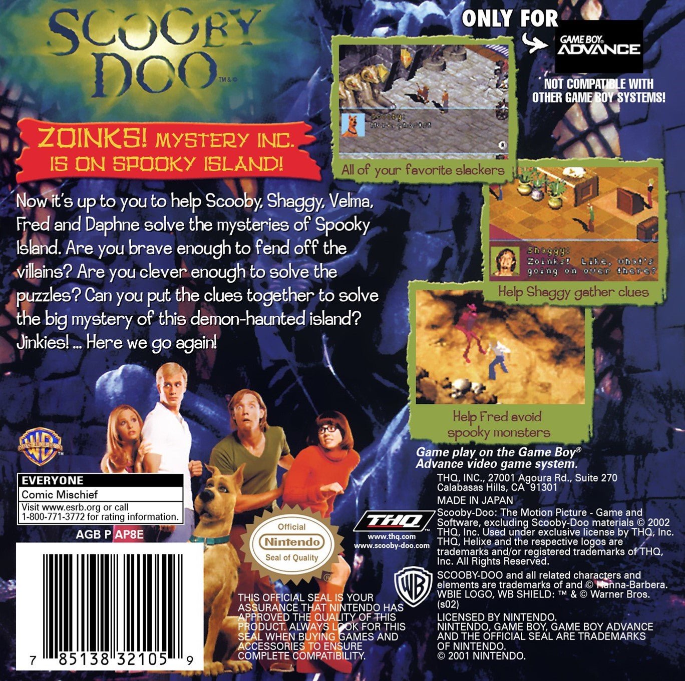 Scooby Doo - GameBoy Advance - Retro Island Gaming