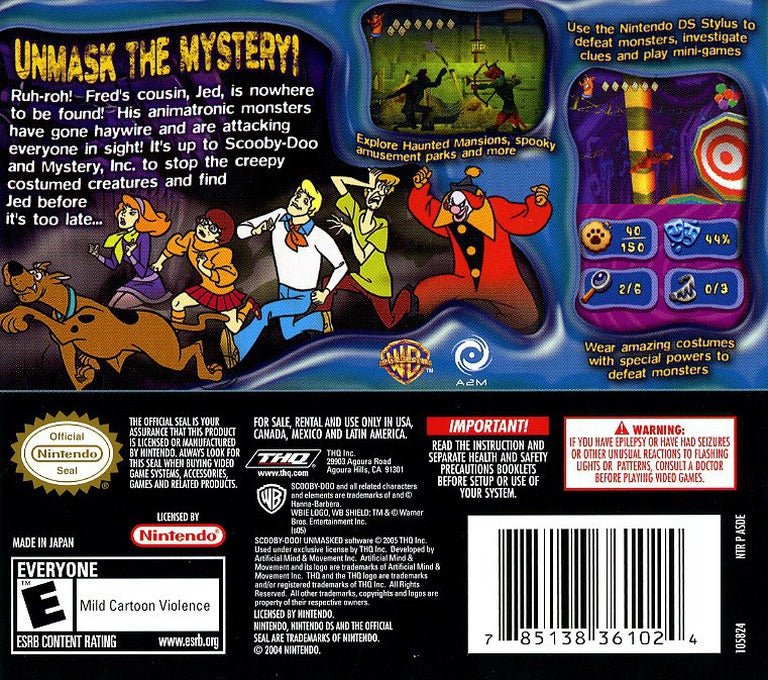 Scooby Doo Unmasked - Nintendo DS - Retro Island Gaming