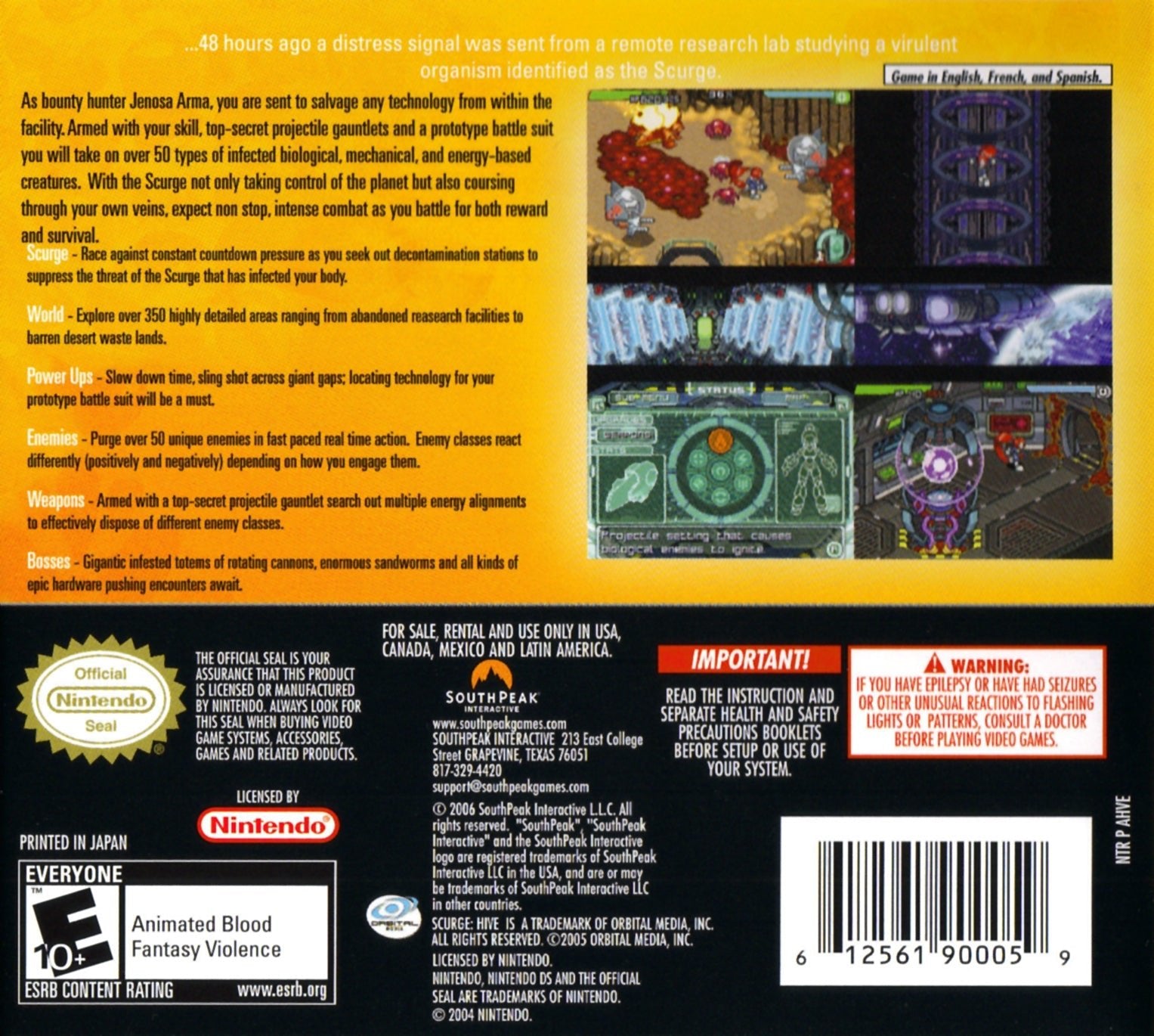 Scurge Hive - Nintendo DS - Retro Island Gaming