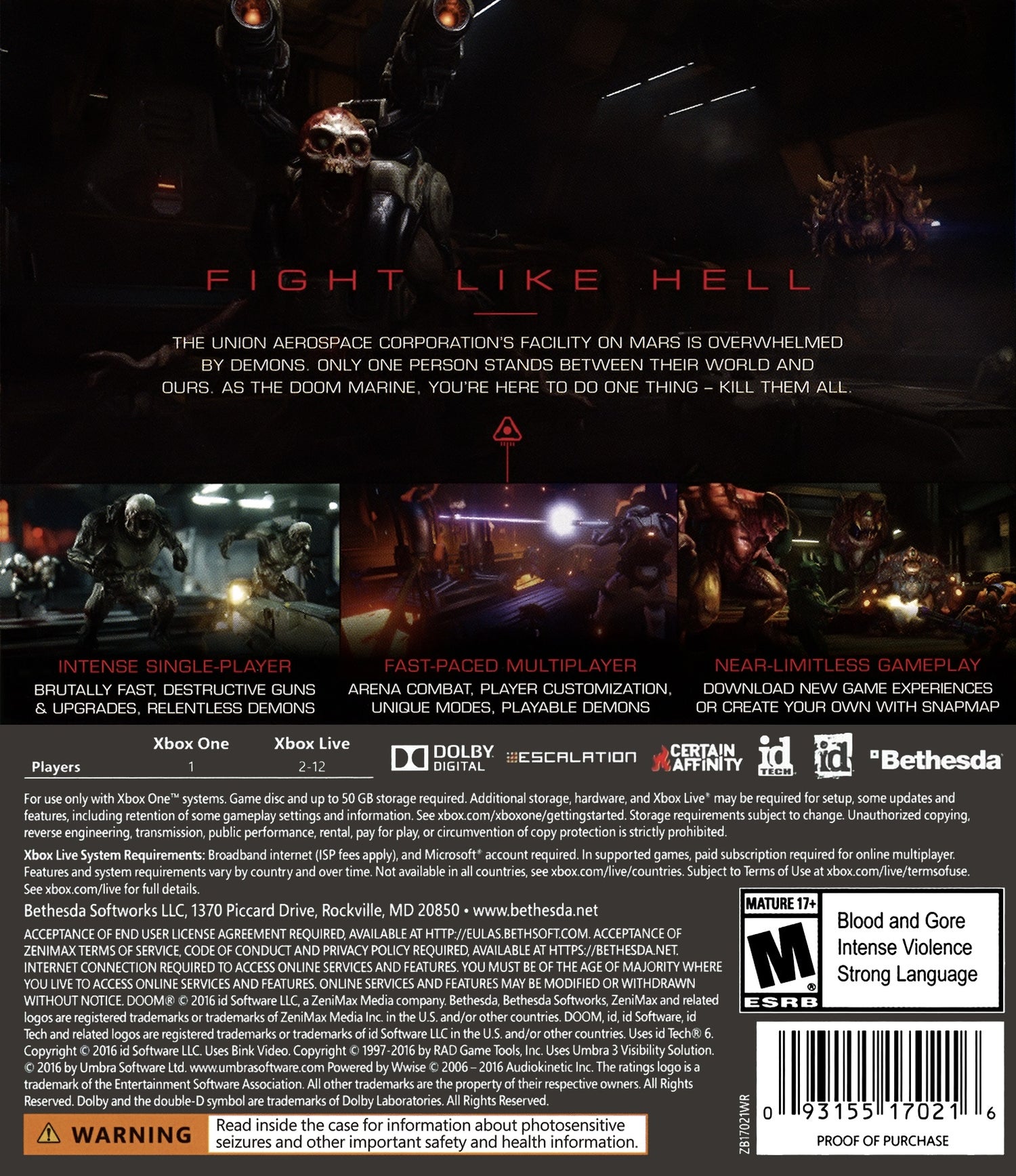 Doom - Xbox One