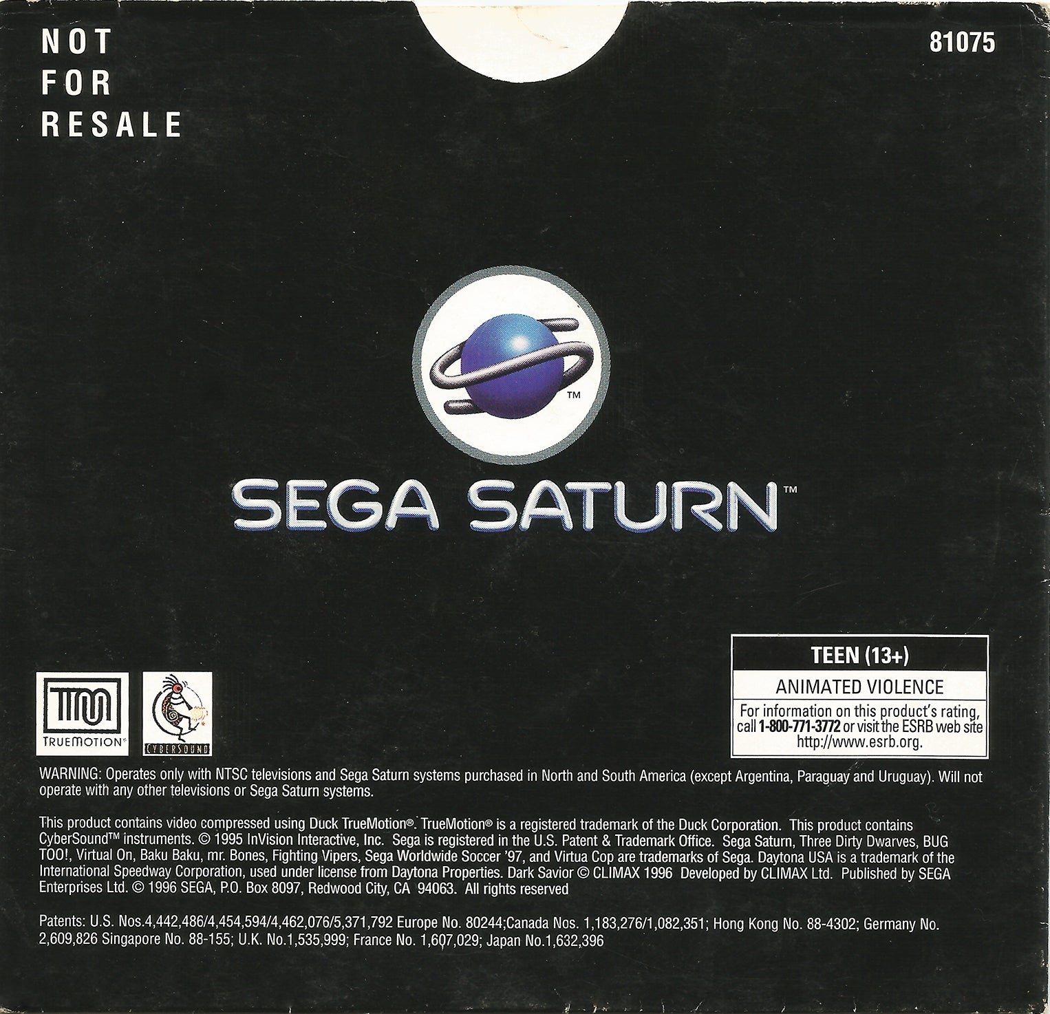 Sega Screams: Volume 1 - Sega Saturn – Retro Island Gaming