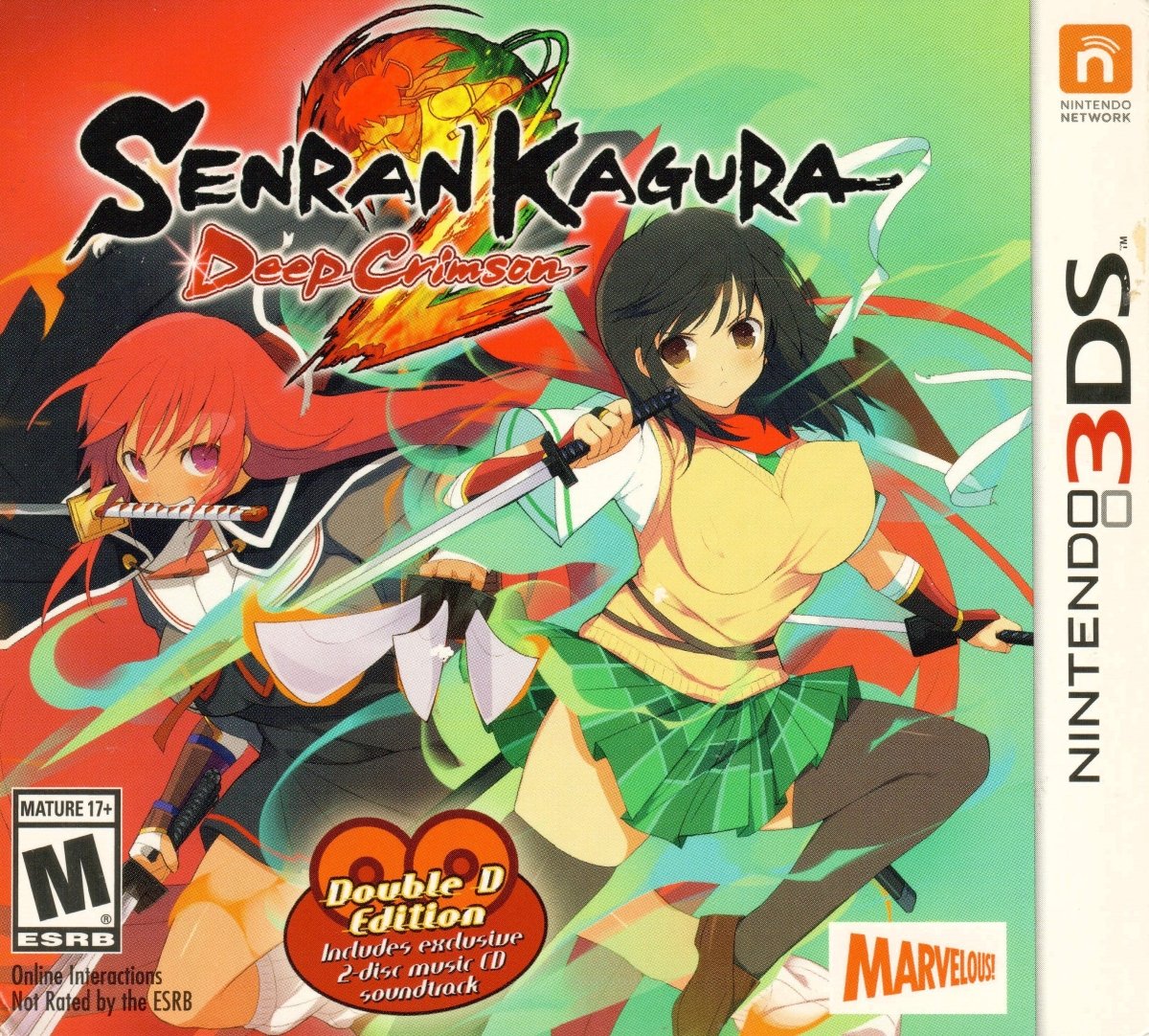 Senran Kagura 2: Deep Crimson [Double D Edition] - Nintendo 3DS - Retro Island Gaming