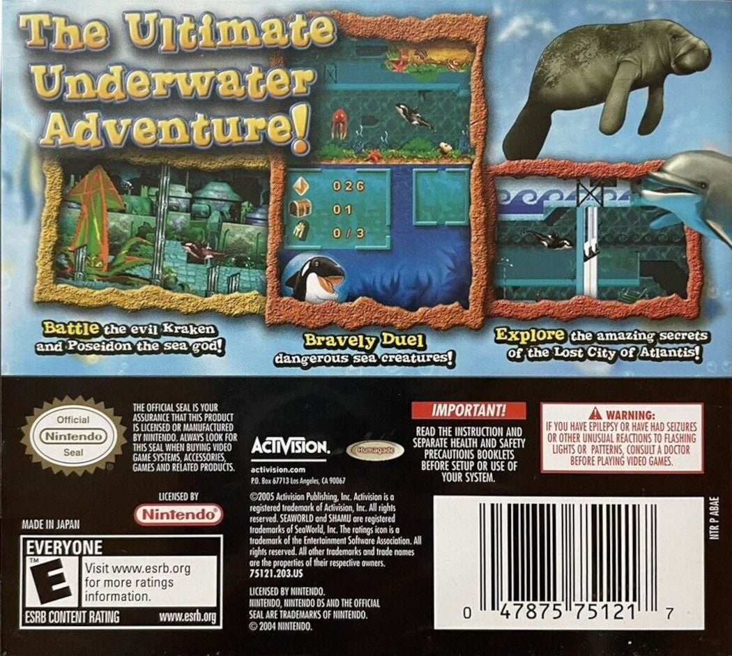 Shamu's Deep Sea Adventures - Nintendo DS - Retro Island Gaming