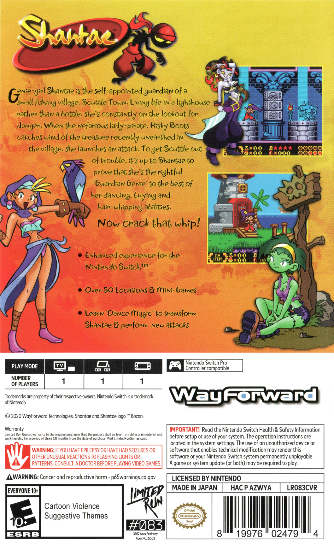 Shantae - Nintendo Switch - Retro Island Gaming