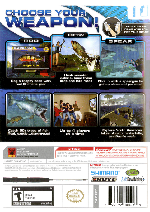 Shimano Xtreme Fishing - Wii - Retro Island Gaming