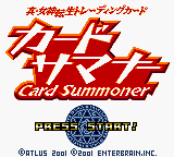 Shin Megami Tensei Trading Card: Card Summoner - JP GameBoy Color - Retro Island Gaming