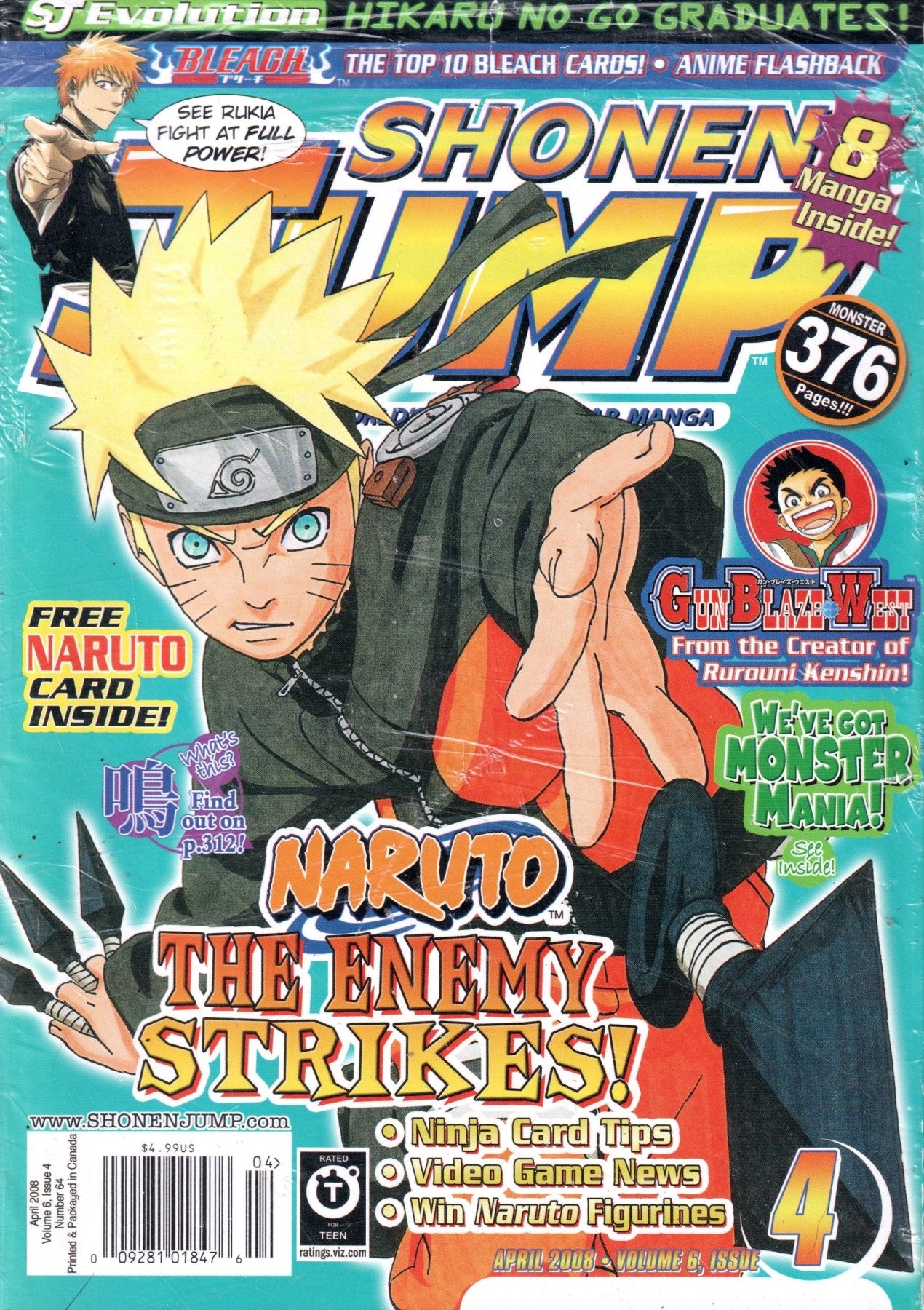 Shonen Jump: April 2008 Volume 6, Issue 7 - Magazine - Retro Island Gaming