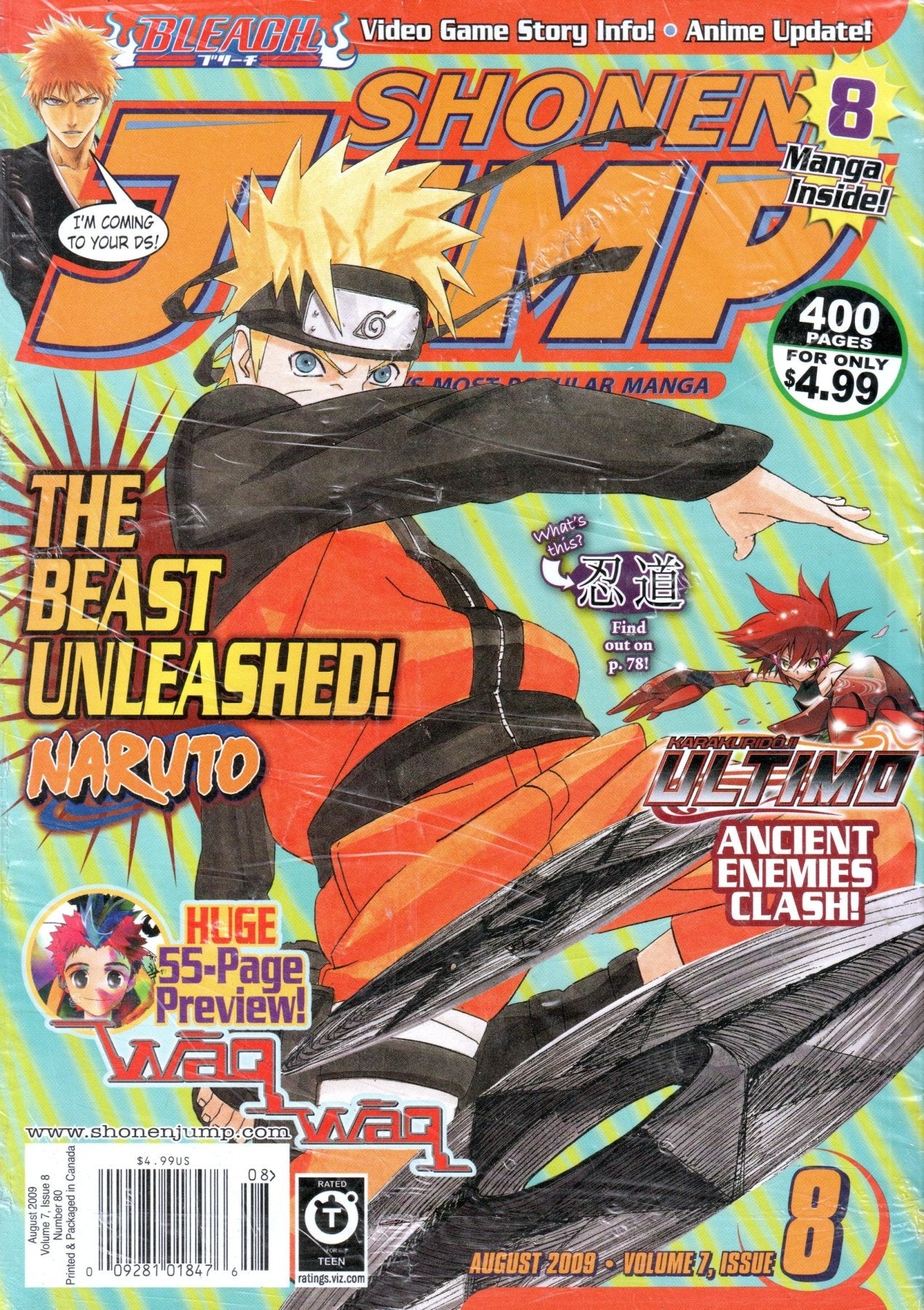 Shonen Jump: August 2009 Volume 7, Issue 8 - Magazine - Retro Island Gaming