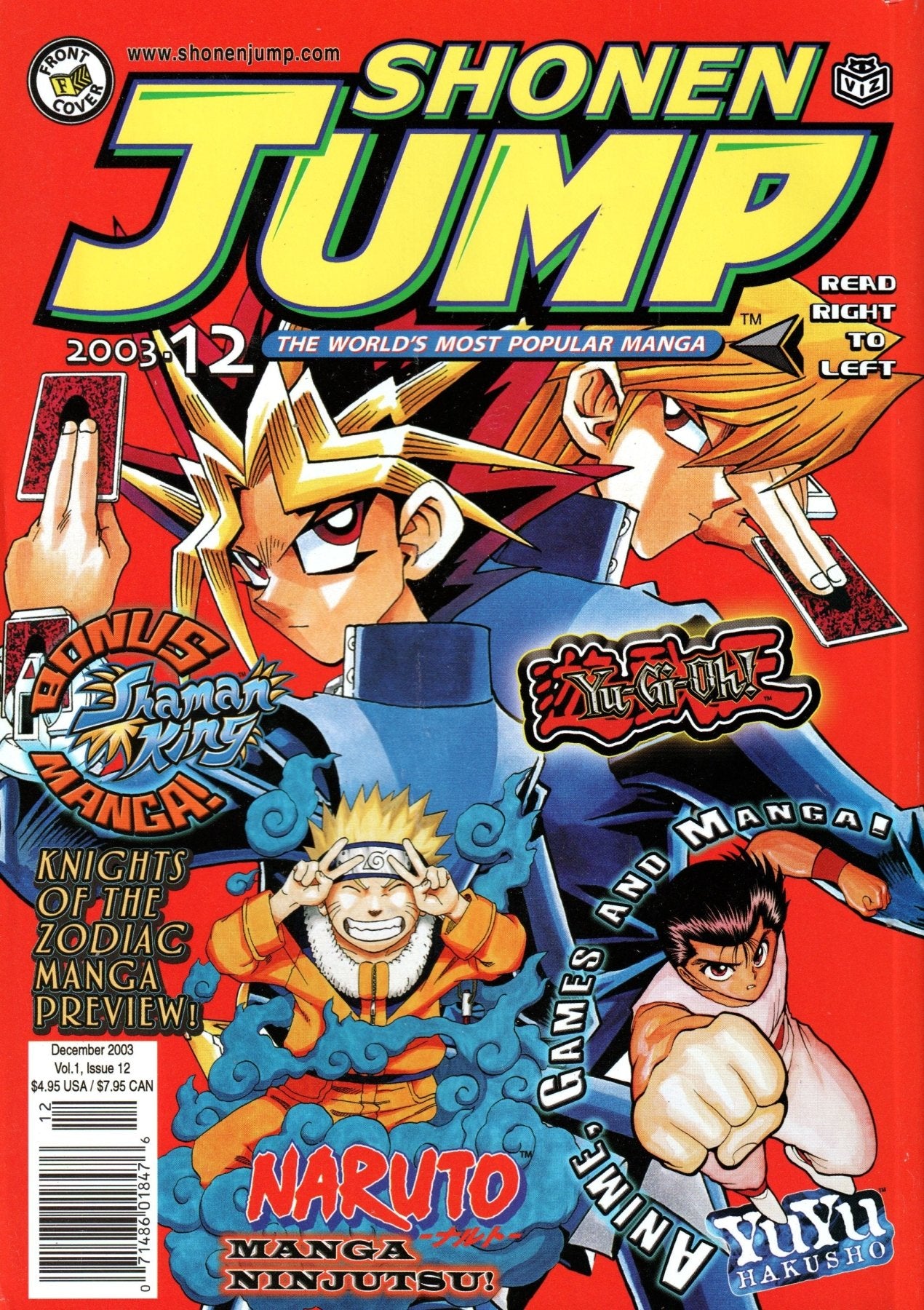 Shonen Jump: December 2003 Volume 1, Issue 12 - Magazine - Retro Island Gaming