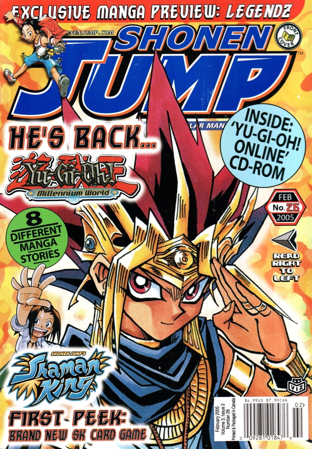 February 2005 Shonen Jump: February 2005 Volume 3, Issue 2 - Magazine – Retro Island ...