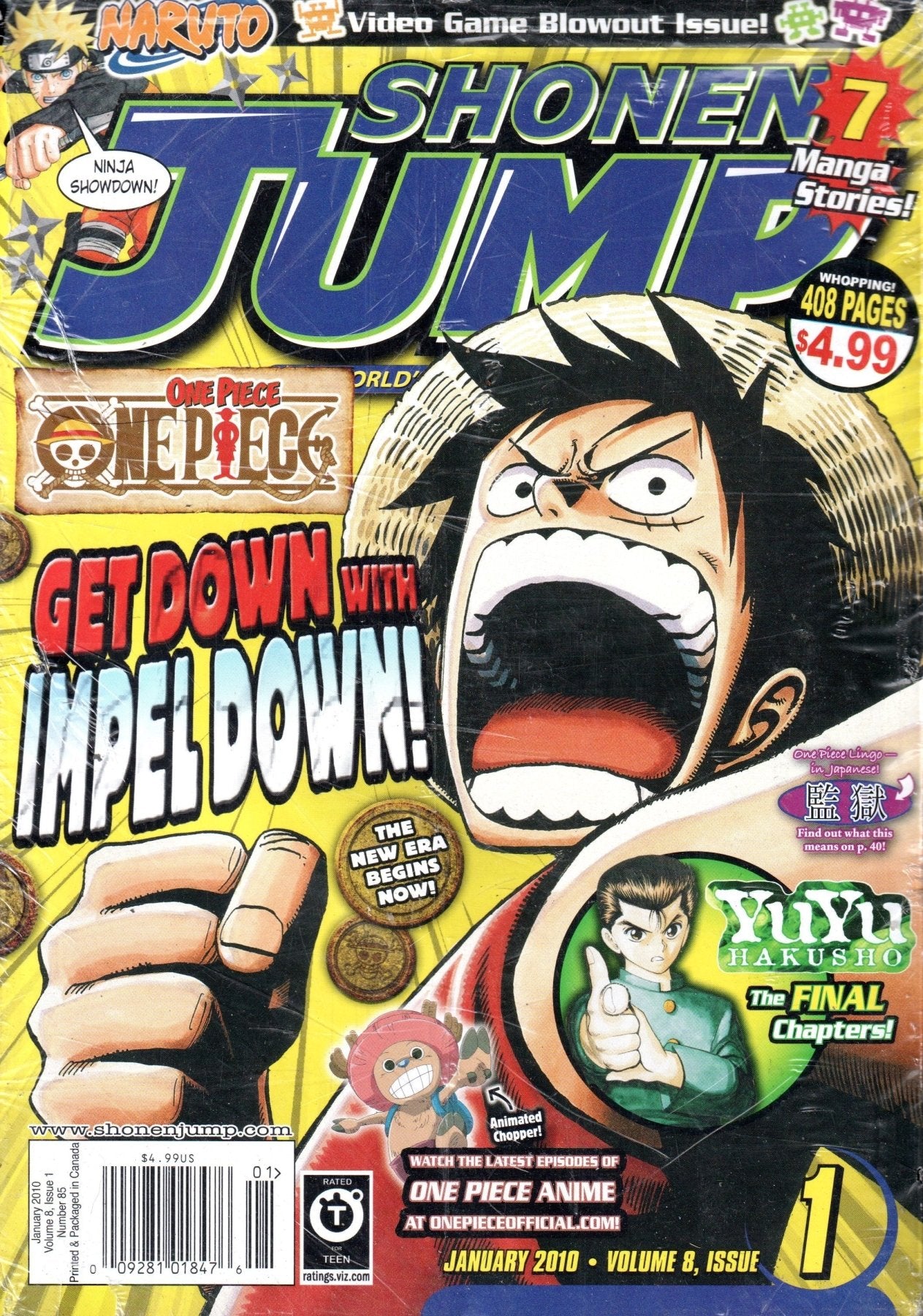 Shonen Jump: January 2010 Volume 8, Issue 1 - Magazine - Retro Island Gaming