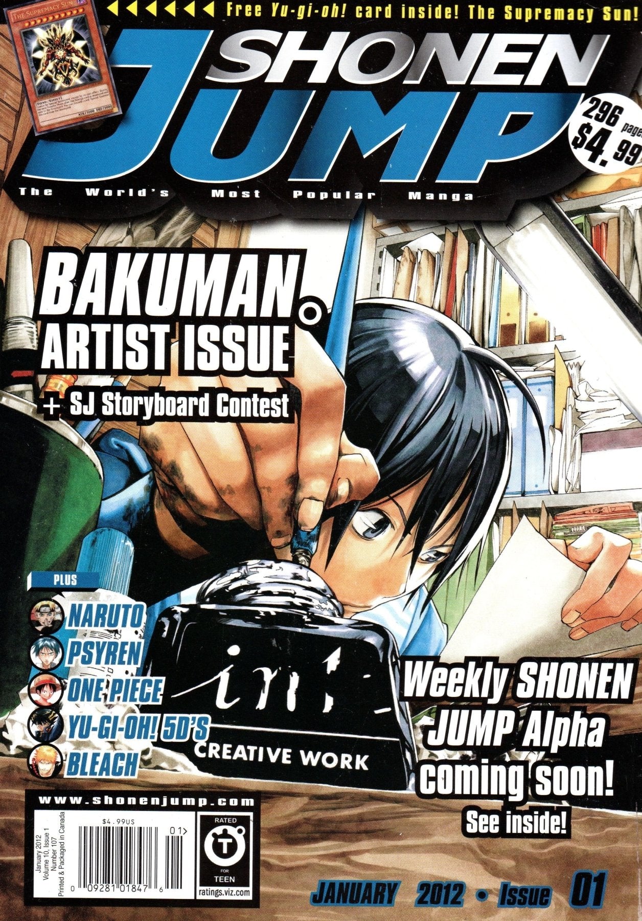 Shonen Jump: January 2012 Volume 10, Issue 1 - Magazine - Retro Island Gaming