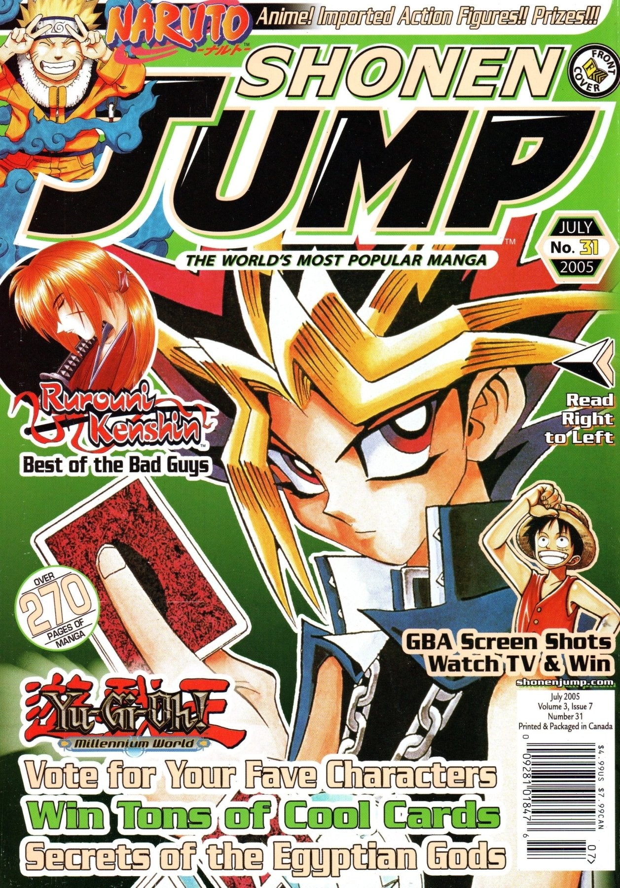 Shonen Jump: July 2005 Volume 3, Issue 7 - Magazine - Retro Island Gaming