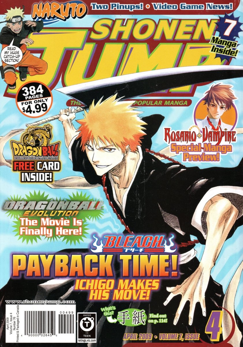 Shonen Jump Magazine: April 2009 Volume 7, Issue 4 - Magazine - Retro Island Gaming