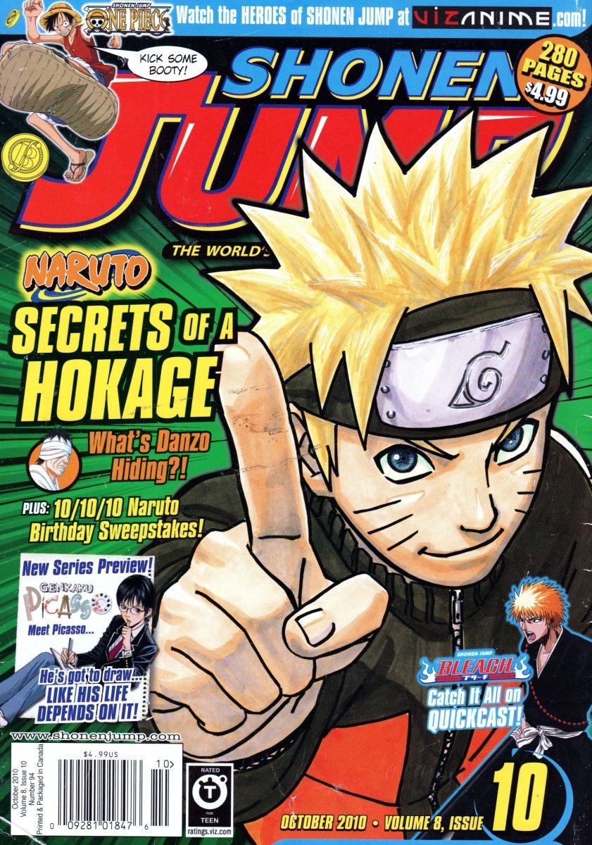 Shonen Jump Magazine: October 2010 Volume 8, Issue 10 - Magazine - Retro Island Gaming