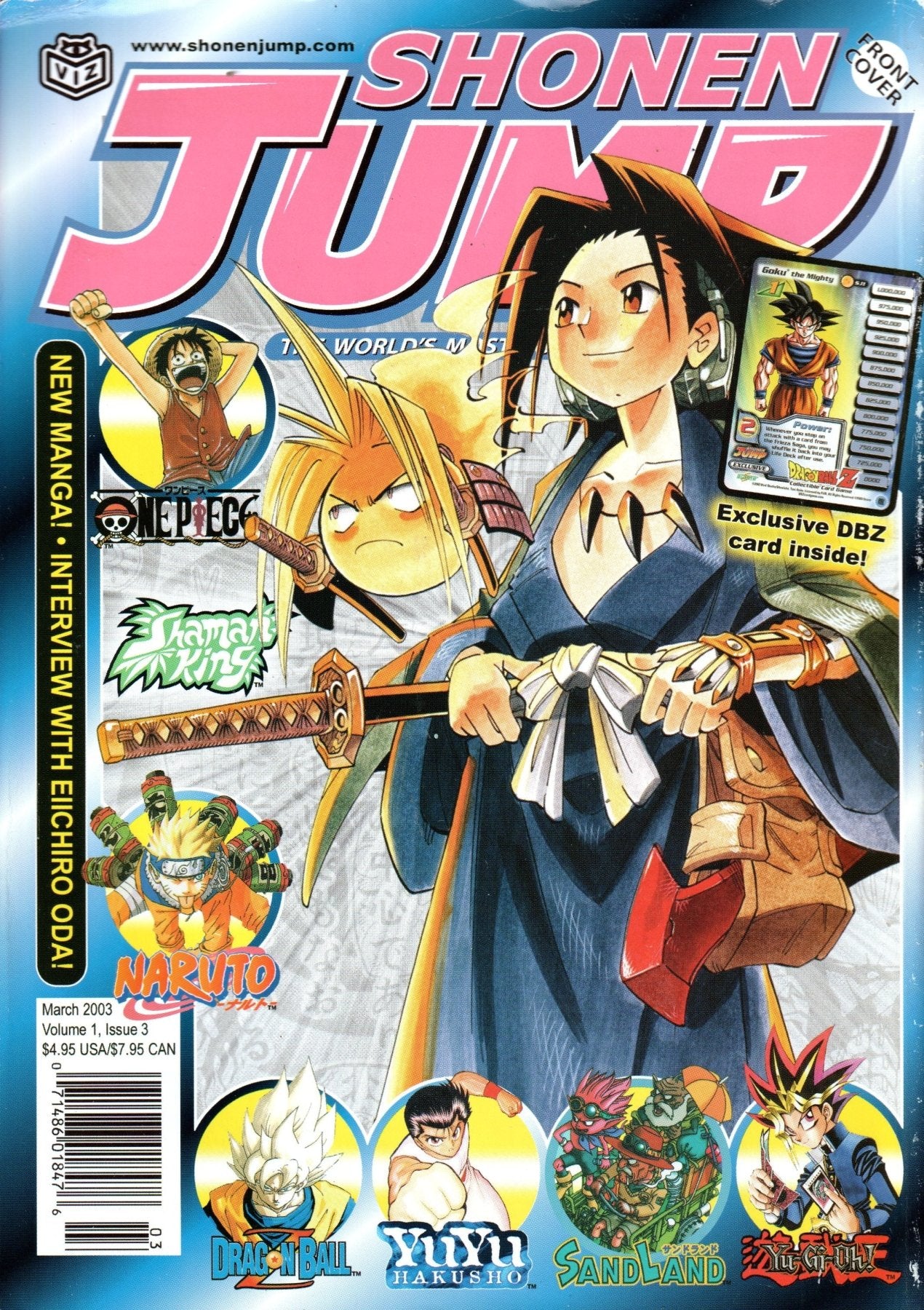 Shonen Jump: March 2003 Volume 1, Issue 3 - Magazine - Retro Island Gaming
